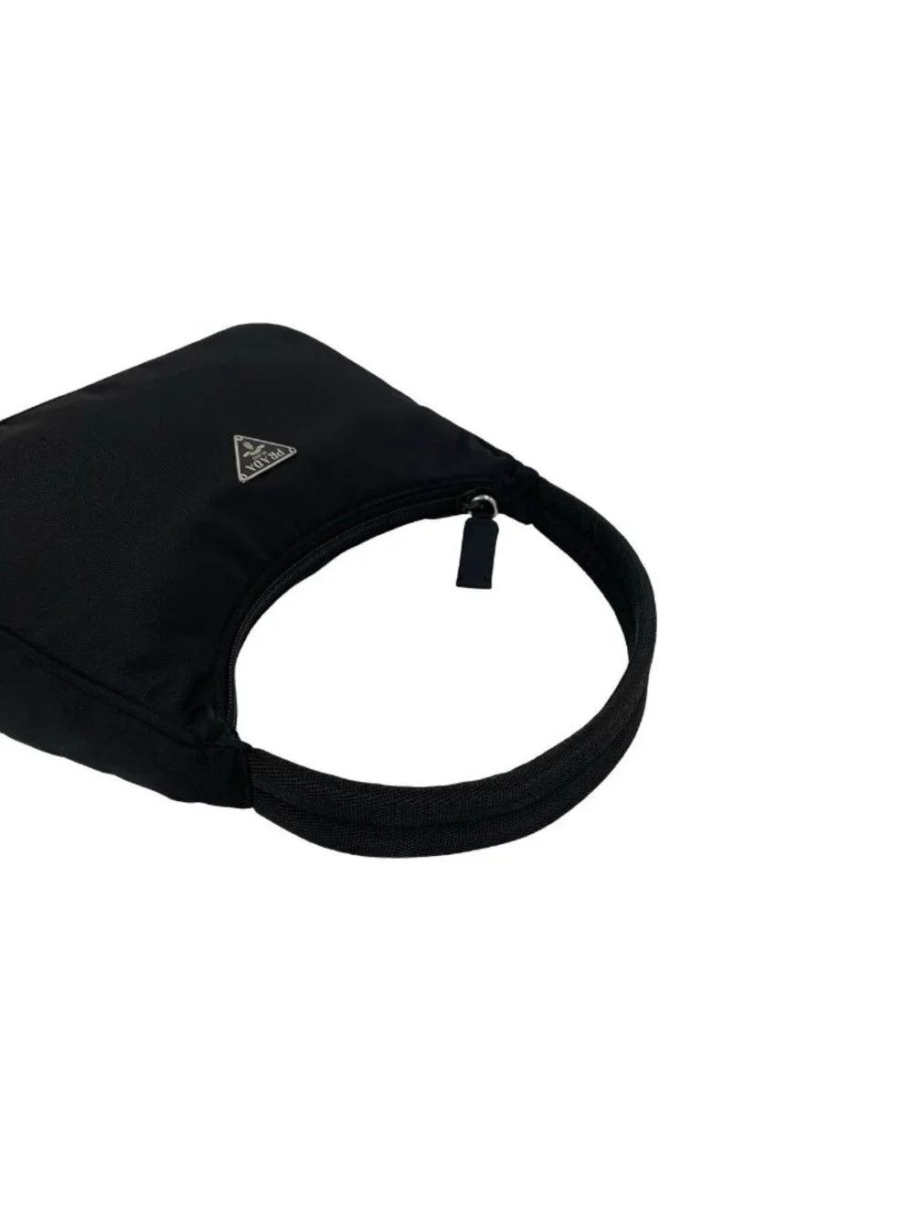 Prada Tessuto Nylon Mini Handbag Pouch Black